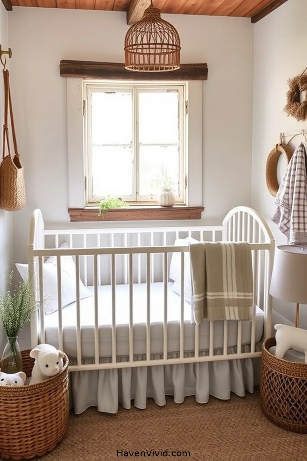 15 Ways to Embrace Farmhouse Living in the Bedroom Using Organic Cotton 14 Choose Organic Cotton Baby Crib Bedding for a Nursery for 15 Ways to Embrace Farmhouse Living in the Bedroom Using Organic Cotton