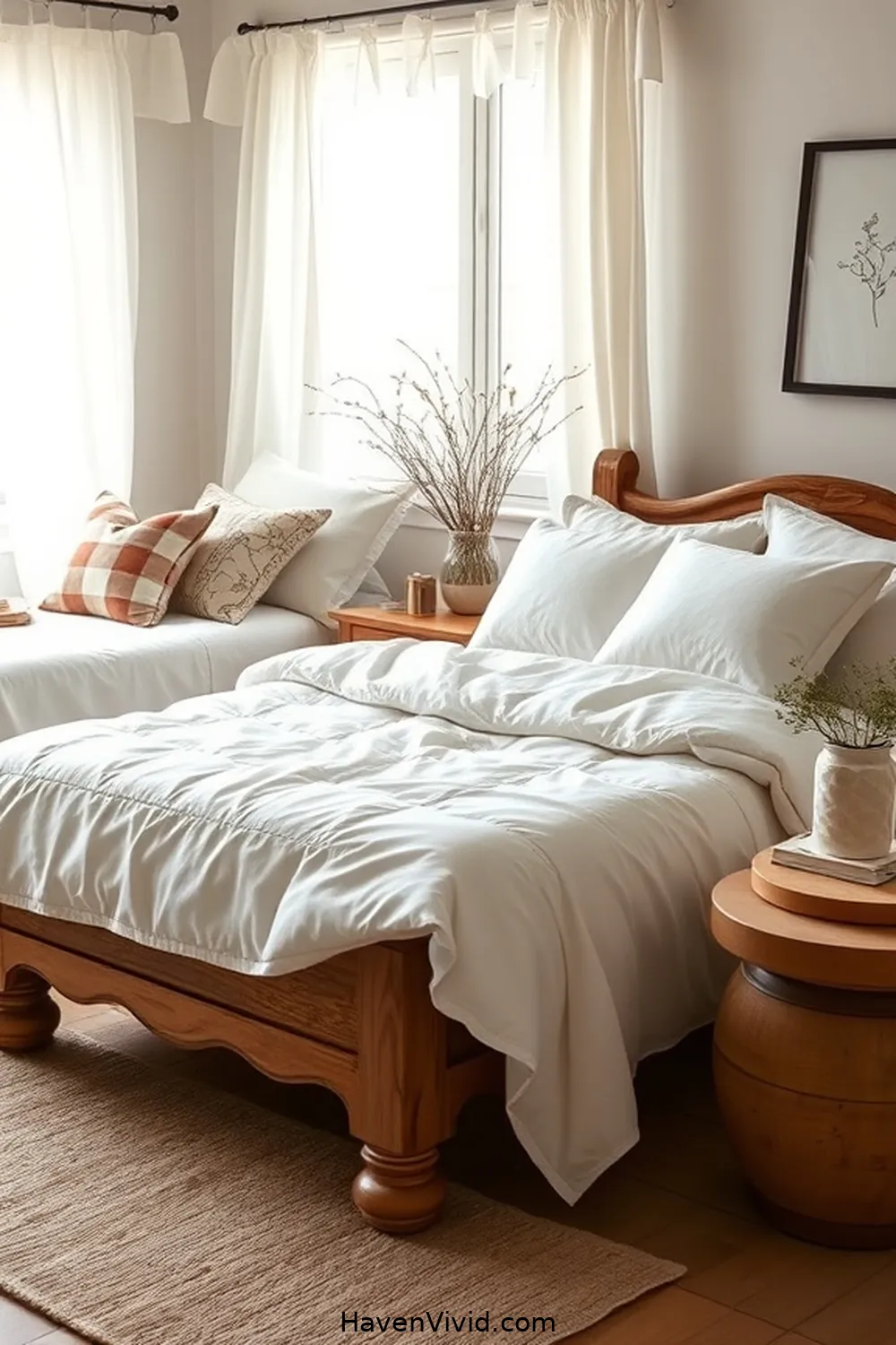 15 Ways to Embrace Farmhouse Living in the Bedroom Using Organic Cotton 7 Opt for Organic Cotton Slipcovers on Furniture for 15 Ways to Embrace Farmhouse Living in the Bedroom Using Organic Cotton