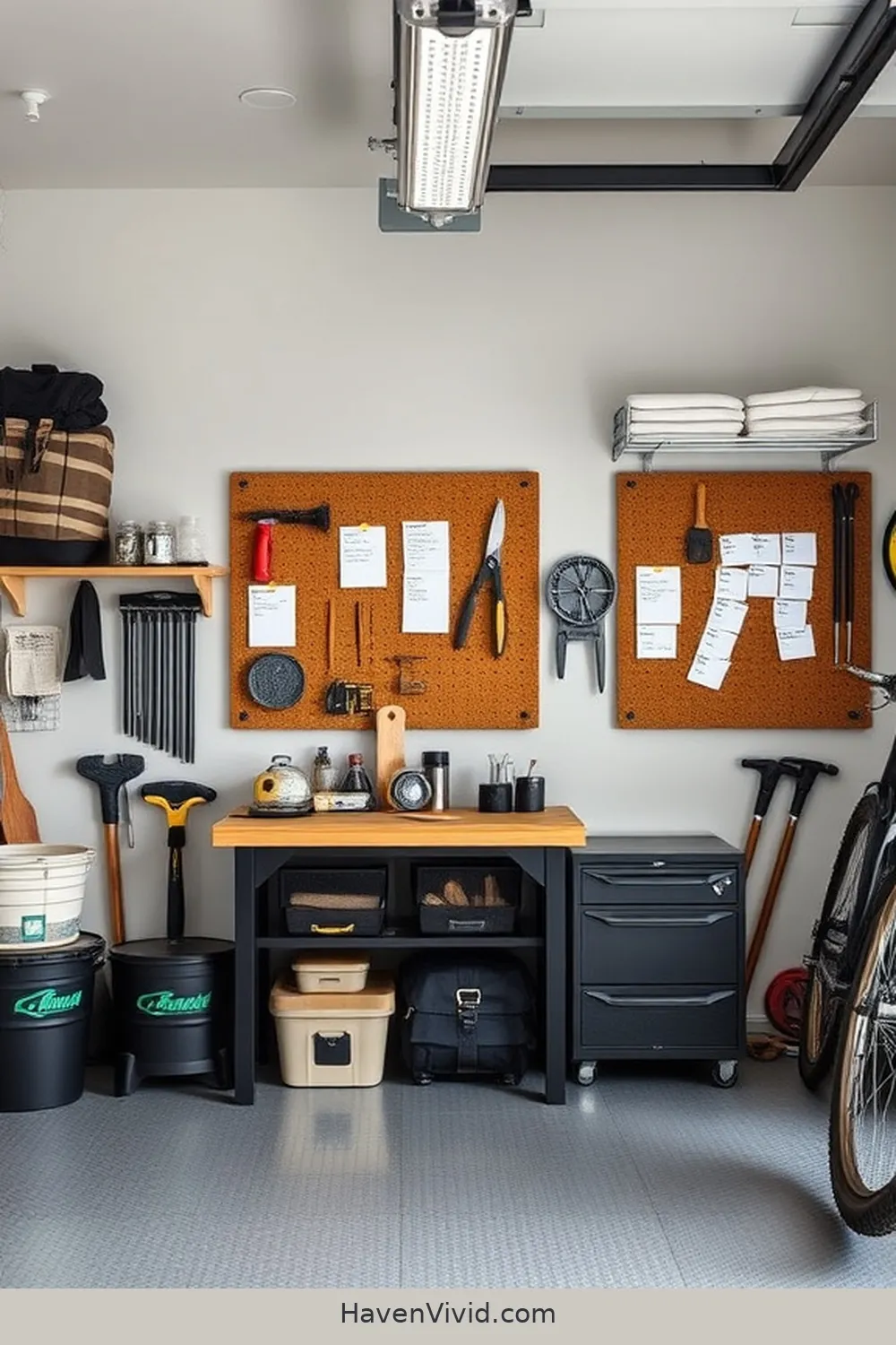 15 Ways to Embrace a Minimalist Lifestyle in Your Garage Using Cork 12 Cork Message Boards for Quick Notes for 15 Ways to Embrace a Minimalist Lifestyle in Your Garage Using Cork