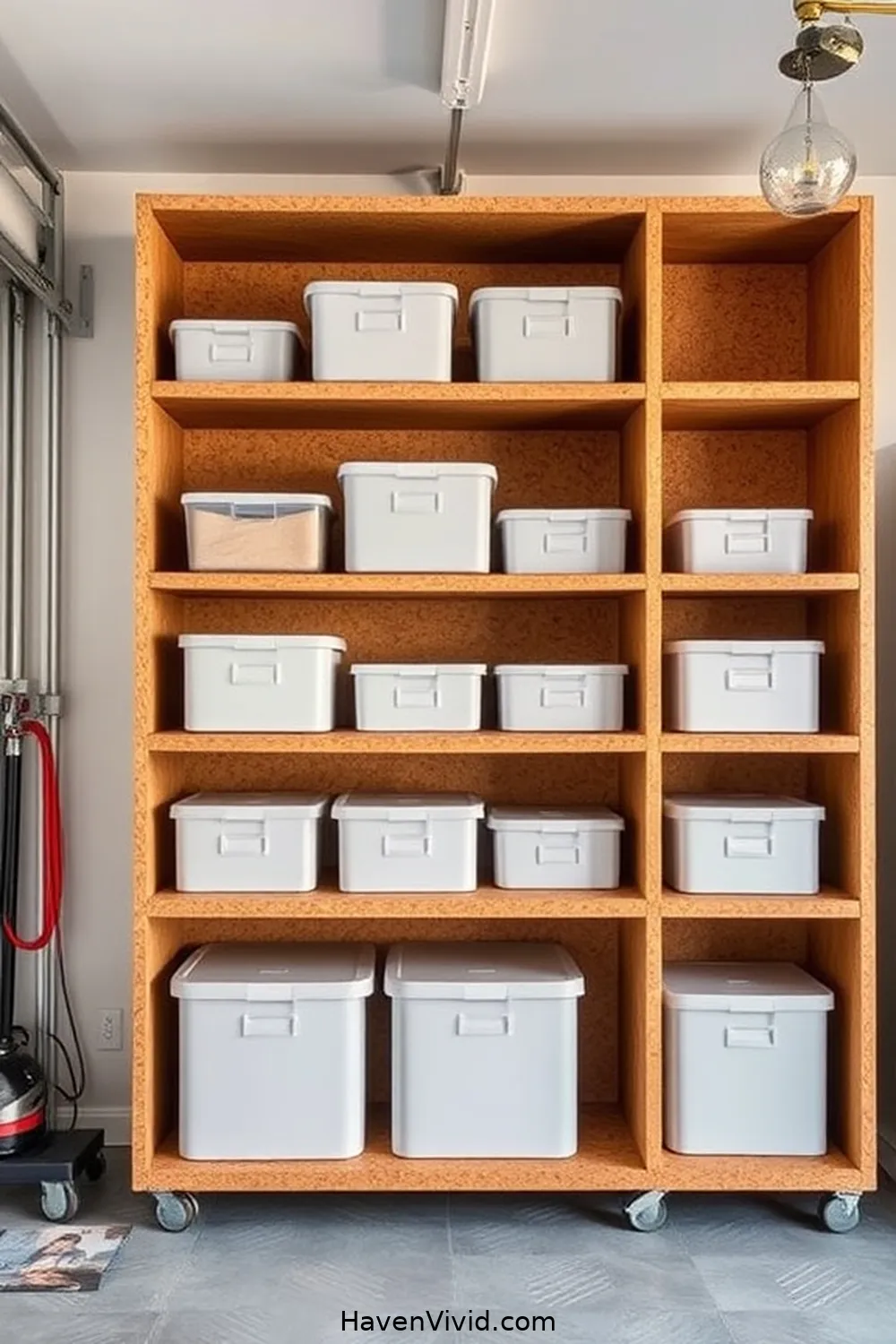 15 Ways to Embrace a Minimalist Lifestyle in Your Garage Using Cork 8 Cork Shelving for Lightweight Storage for 15 Ways to Embrace a Minimalist Lifestyle in Your Garage Using Cork