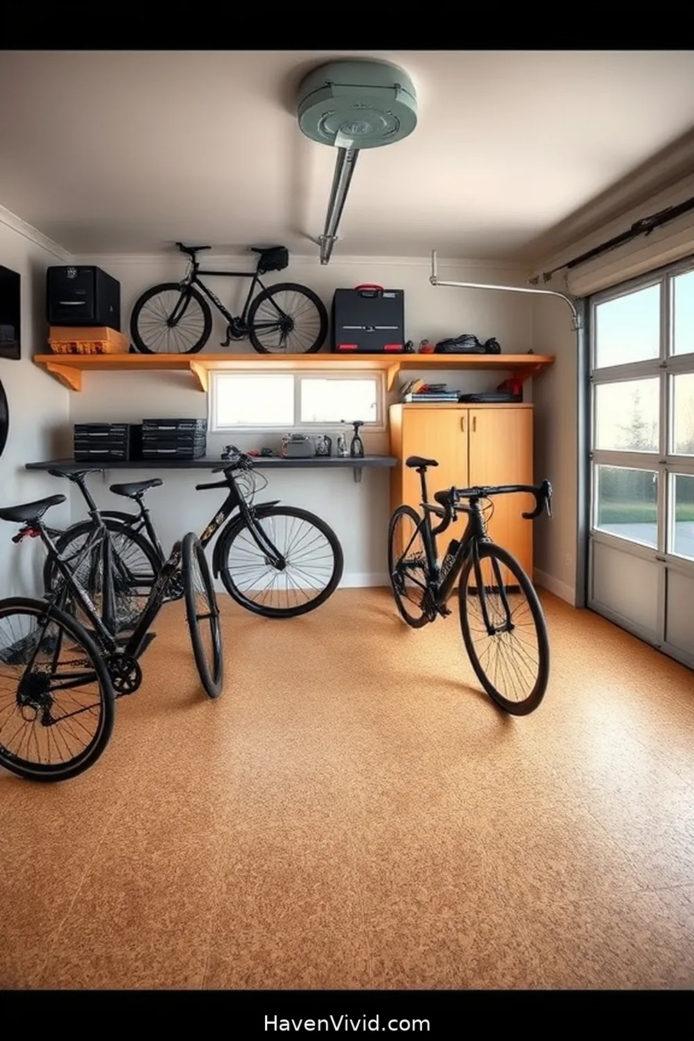 15 Ways to Embrace a Minimalist Lifestyle in Your Garage Using Cork 11 Cork Tiles for a Sound-Absorbing Environment for 15 Ways to Embrace a Minimalist Lifestyle in Your Garage Using Cork