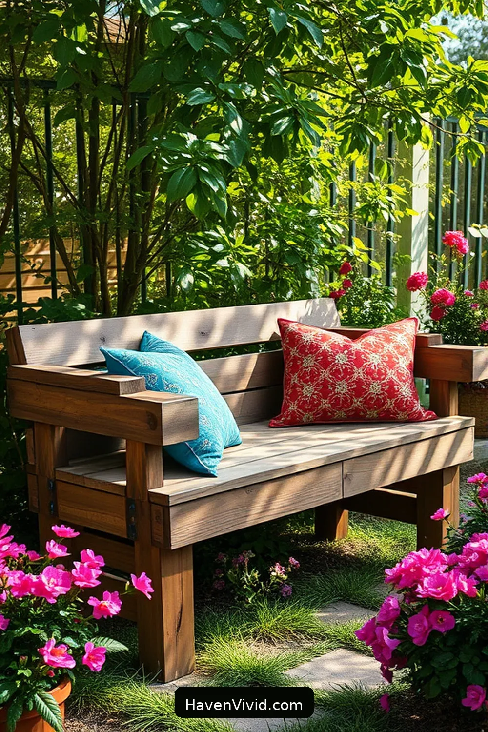 16 Creative Family-Friendly Outdoor Patio Ideas Using Reclaimed Materials 6 Garden Bench From Reclaimed Wood for 16 Creative Family-Friendly Outdoor Patio Ideas Using Reclaimed Materials