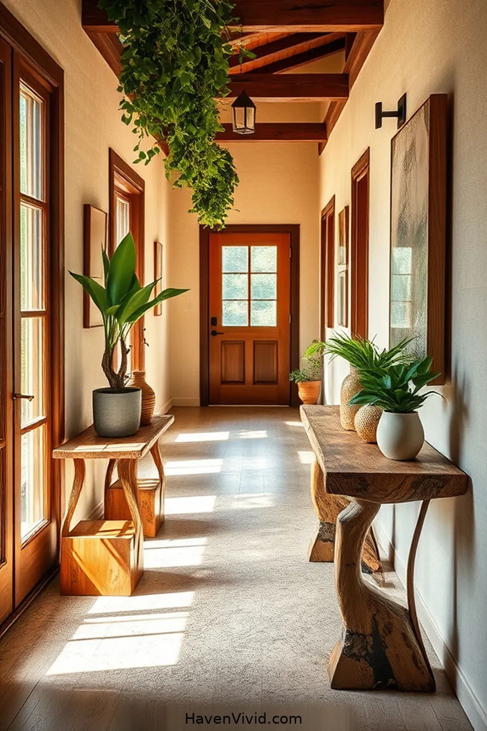 16 Creative Ways for Eco-Friendly Living in Your Hallway Using Recycled Wood 11 Wood Accent Tables for 16 Creative Ways for Eco-Friendly Living in Your Hallway Using Recycled Wood