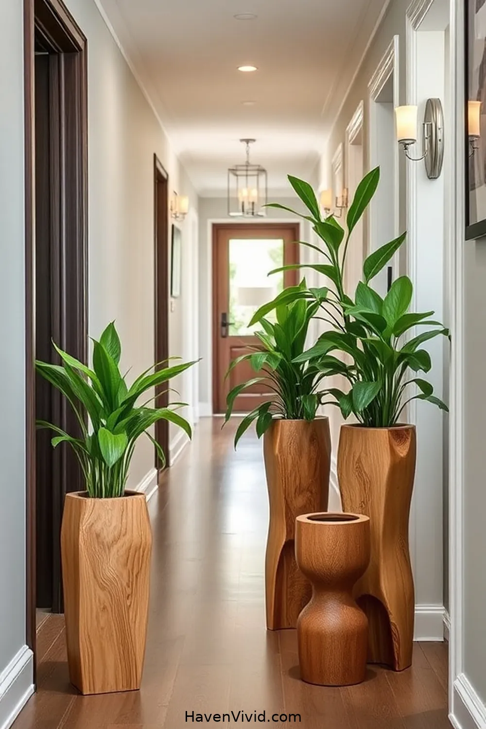 16 Creative Ways for Eco-Friendly Living in Your Hallway Using Recycled Wood 17 Wooden Plant Stands for 16 Creative Ways for Eco-Friendly Living in Your Hallway Using Recycled Wood