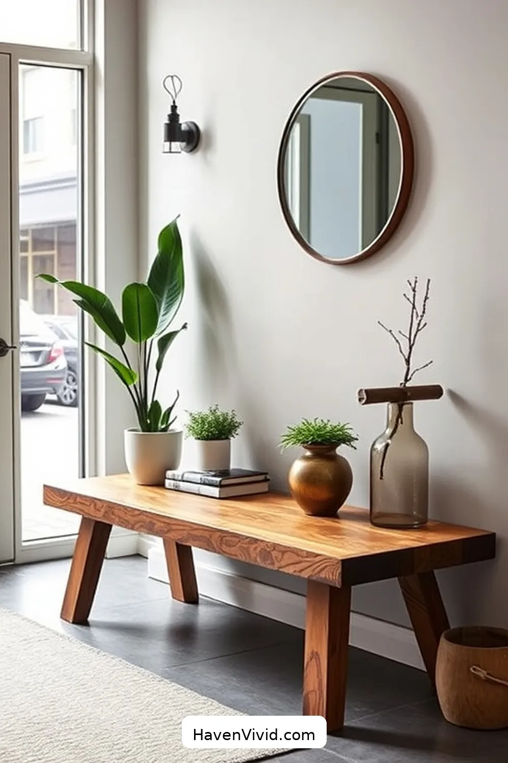 16 Creative Ways for Urban Living Entryways Using Recycled Wood 4 Upcycled Entryway Bench for 16 Creative Ways for Urban Living Entryways Using Recycled Wood