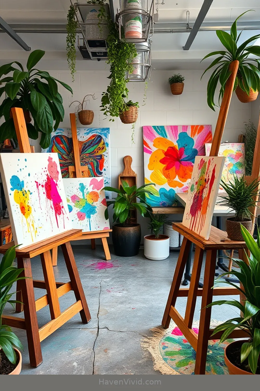Art Studio Oasis for 16 Creative Ways for Urban Living in Your Garage Using Reclaimed Materials
