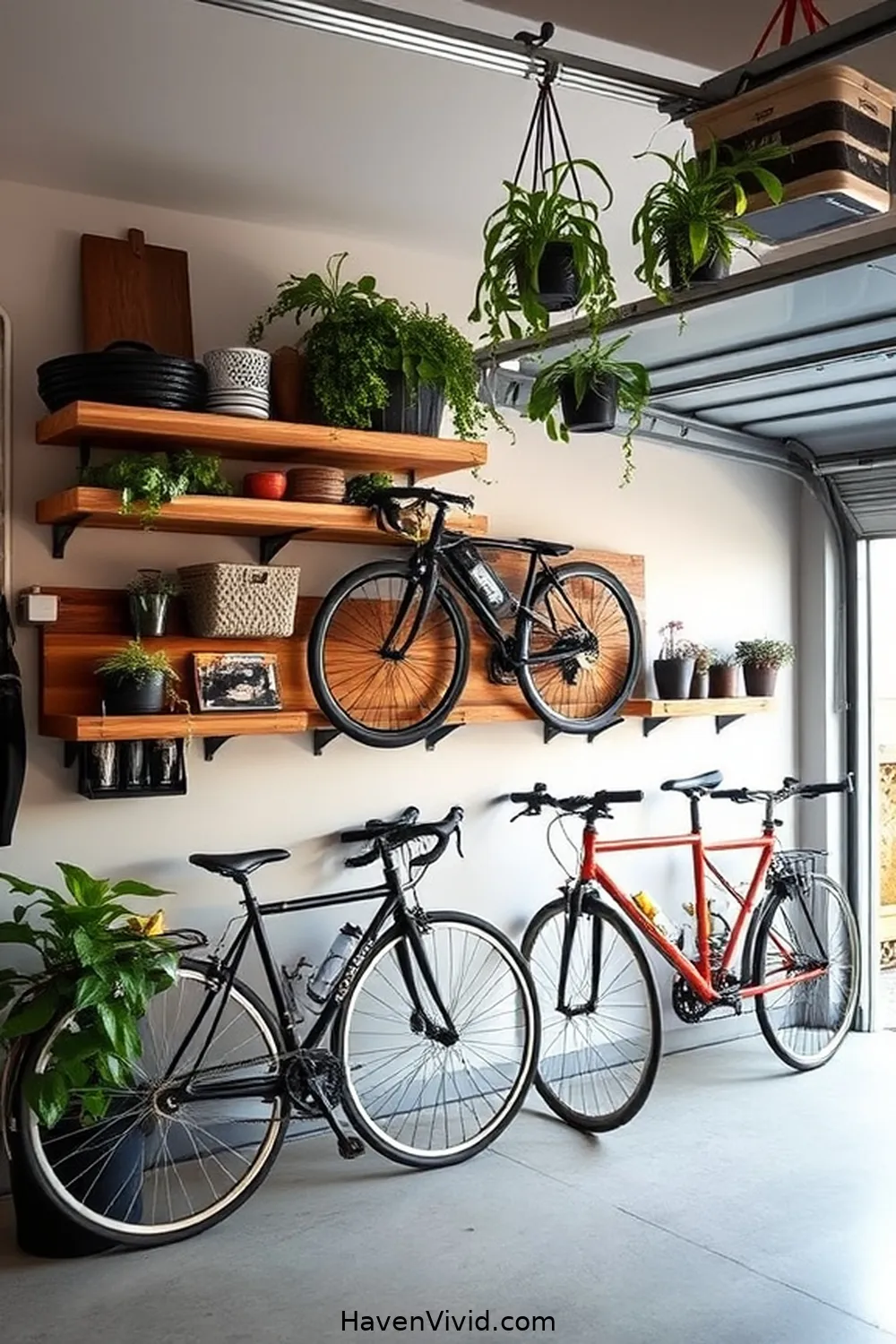 Upcycled Bike Storage for 16 Creative Ways for Urban Living in Your Garage Using Reclaimed Materials