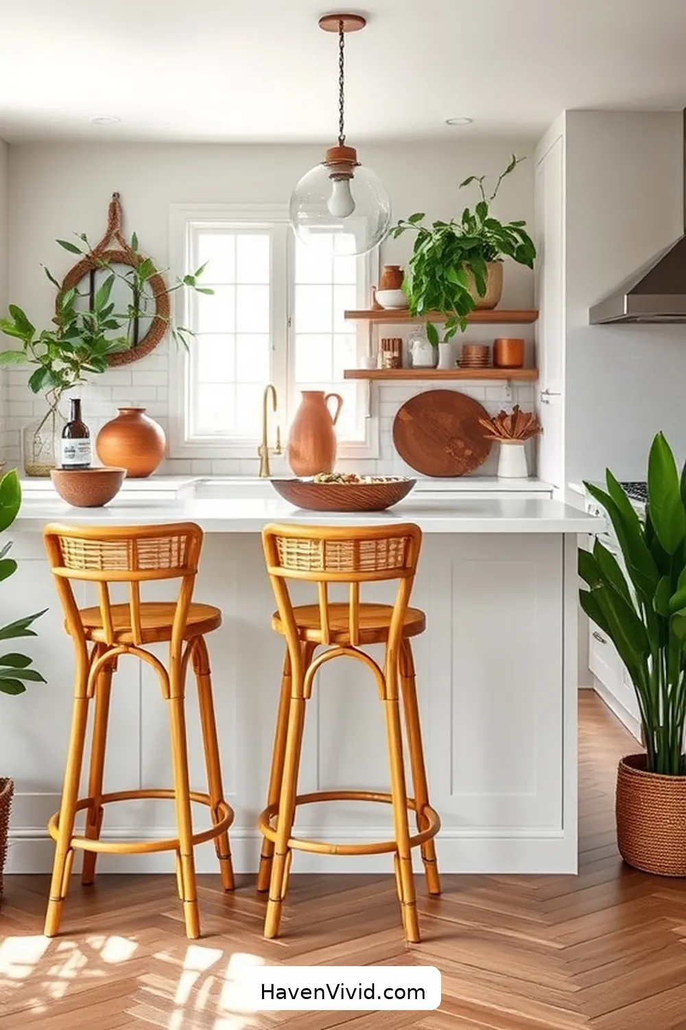 16 Creative Ways to Use Bamboo in Artistic Kitchen Spaces 8 Bamboo Bar Stools for 16 Creative Ways to Use Bamboo in Artistic Kitchen Spaces