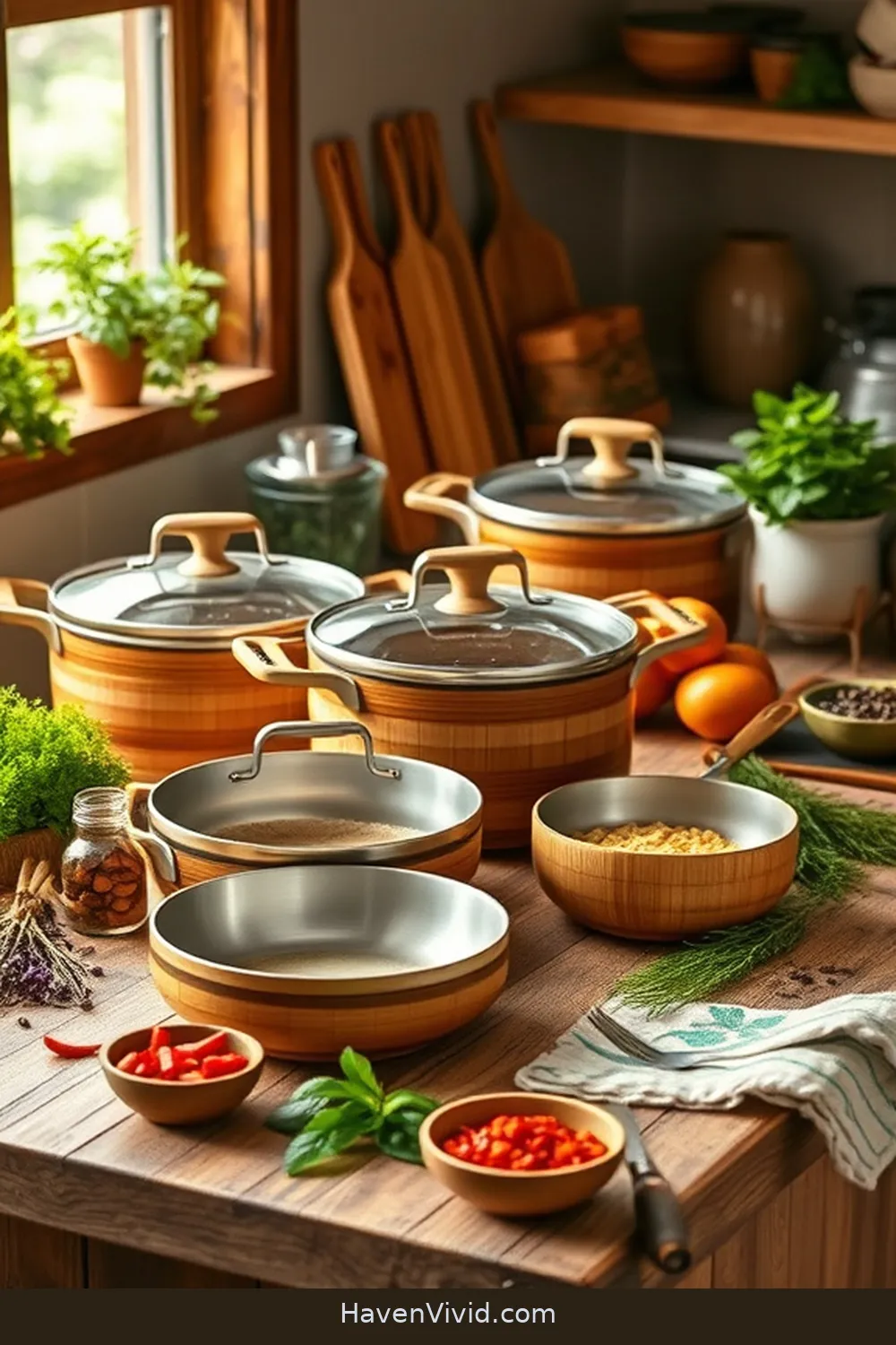 16 Creative Ways to Use Bamboo in Artistic Kitchen Spaces 14 Bamboo Cookware for 16 Creative Ways to Use Bamboo in Artistic Kitchen Spaces