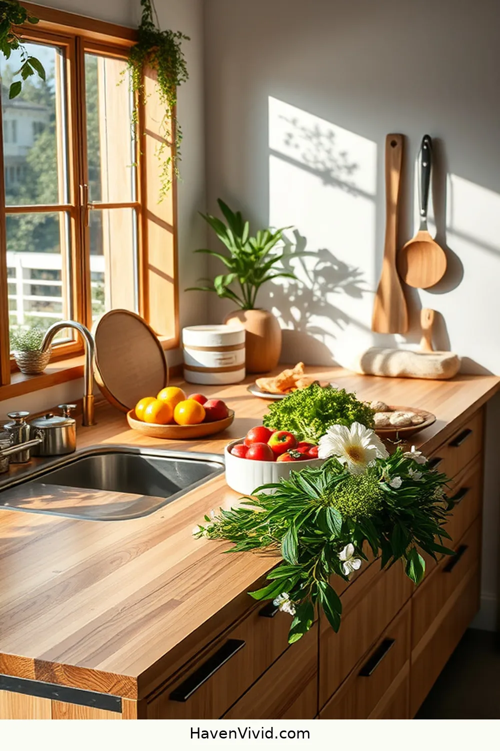 16 Creative Ways to Use Bamboo in Artistic Kitchen Spaces 6 Bamboo Countertops for 16 Creative Ways to Use Bamboo in Artistic Kitchen Spaces