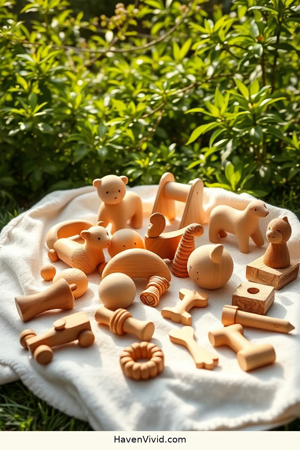 Natural Wood Toys for 16 Essential Natural Fiber Products for Eco-Friendly Nursery Living