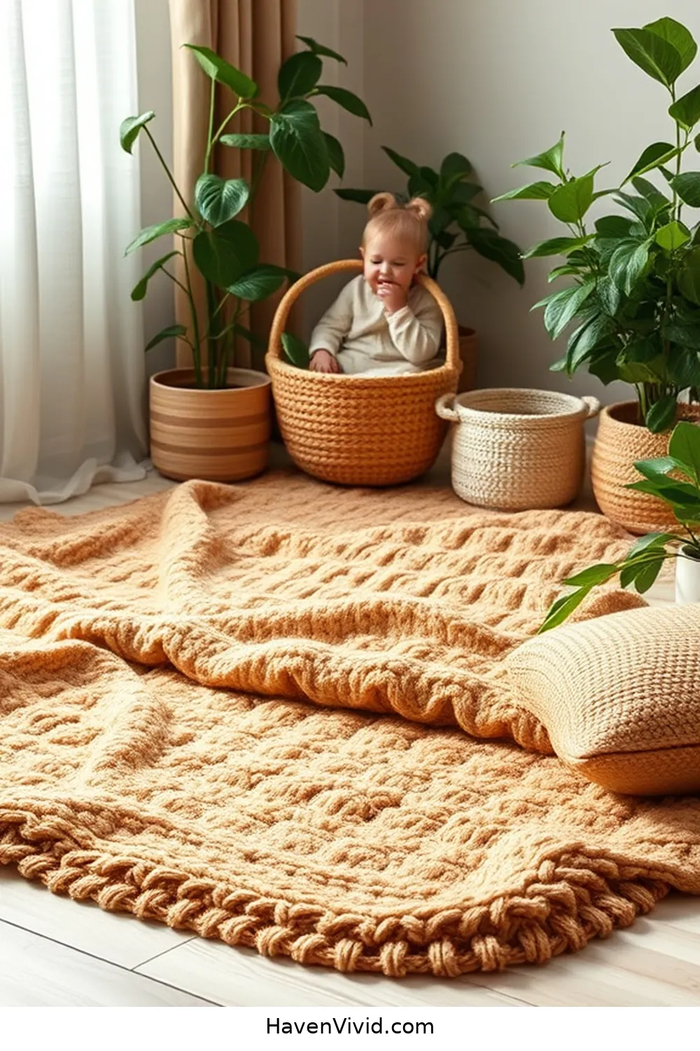 Wool Play Mat for 16 Essential Natural Fiber Products for Eco-Friendly Nursery Living
