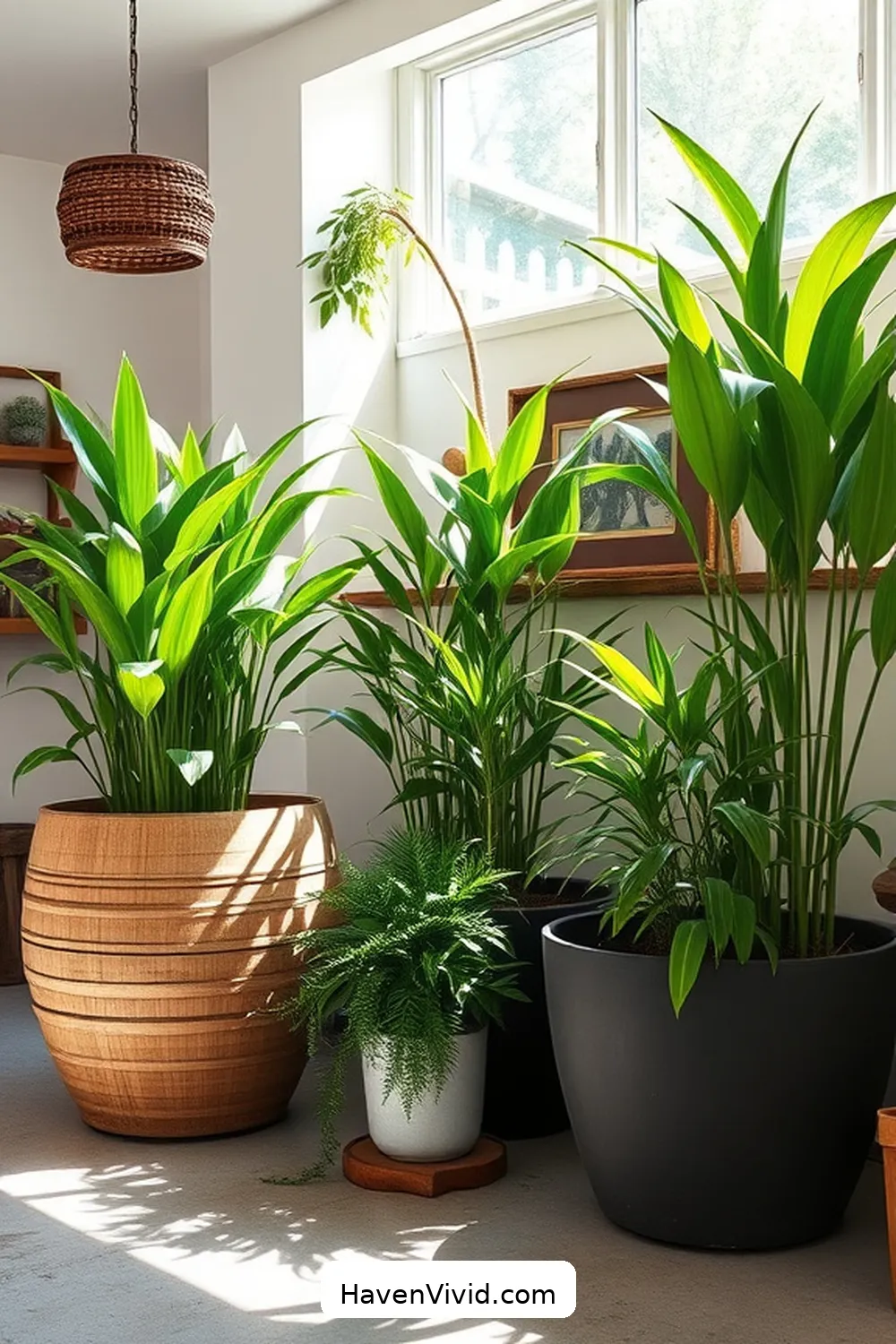16 Inspiring Ways for Farmhouse Living in Your Garage Using Bamboo 7 Bamboo Planters to Bring Nature Indoors for 16 Inspiring Ways for Farmhouse Living in Your Garage Using Bamboo