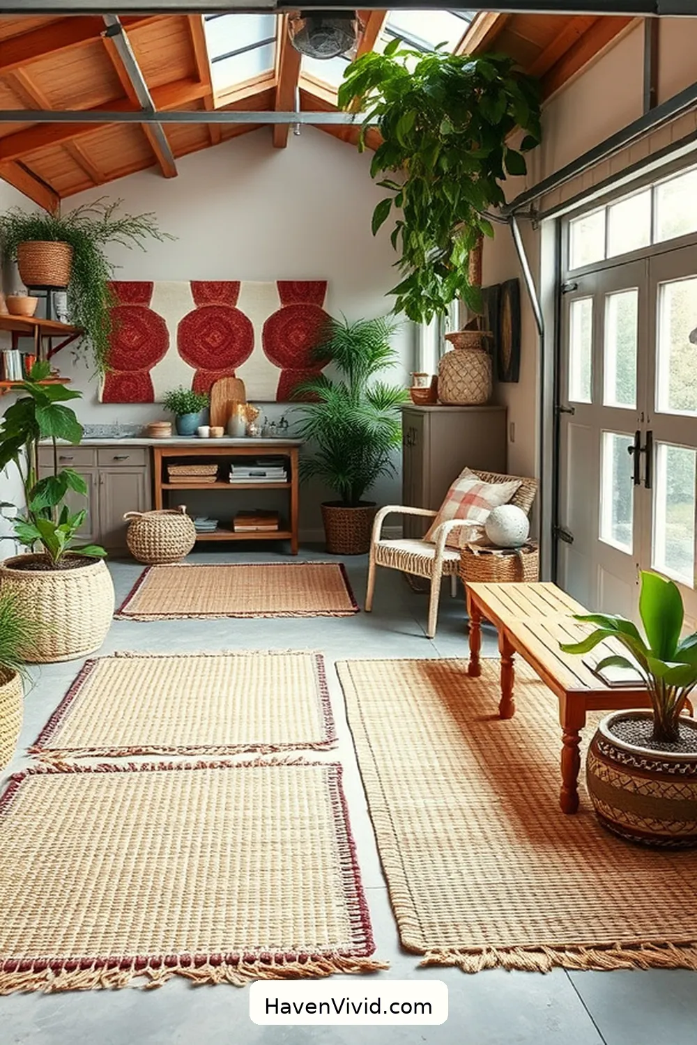 16 Inspiring Ways for Farmhouse Living in Your Garage Using Bamboo 16 Bamboo Rugs for Comfort and Style for 16 Inspiring Ways for Farmhouse Living in Your Garage Using Bamboo