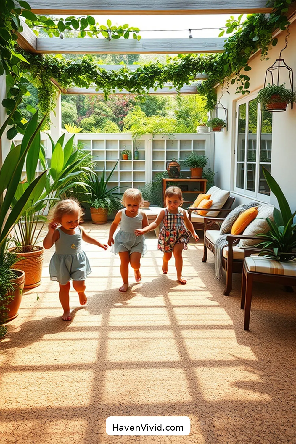 16 Reasons Cork Is Perfect for Family-Friendly Outdoor Living Patios 3 2. Soft and Comfortable Underfoot for 16 Reasons Cork Is Perfect for Family-Friendly Outdoor Living Patios