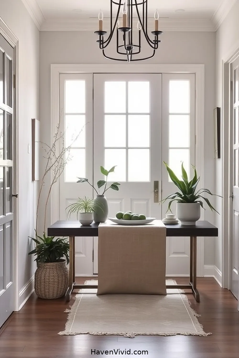 16 Simple Ways to Create a Minimalist Lifestyle Entryway Using Upcycled Fabric 14 Repurposed Fabric Table Runner for 16 Simple Ways to Create a Minimalist Lifestyle Entryway Using Upcycled Fabric