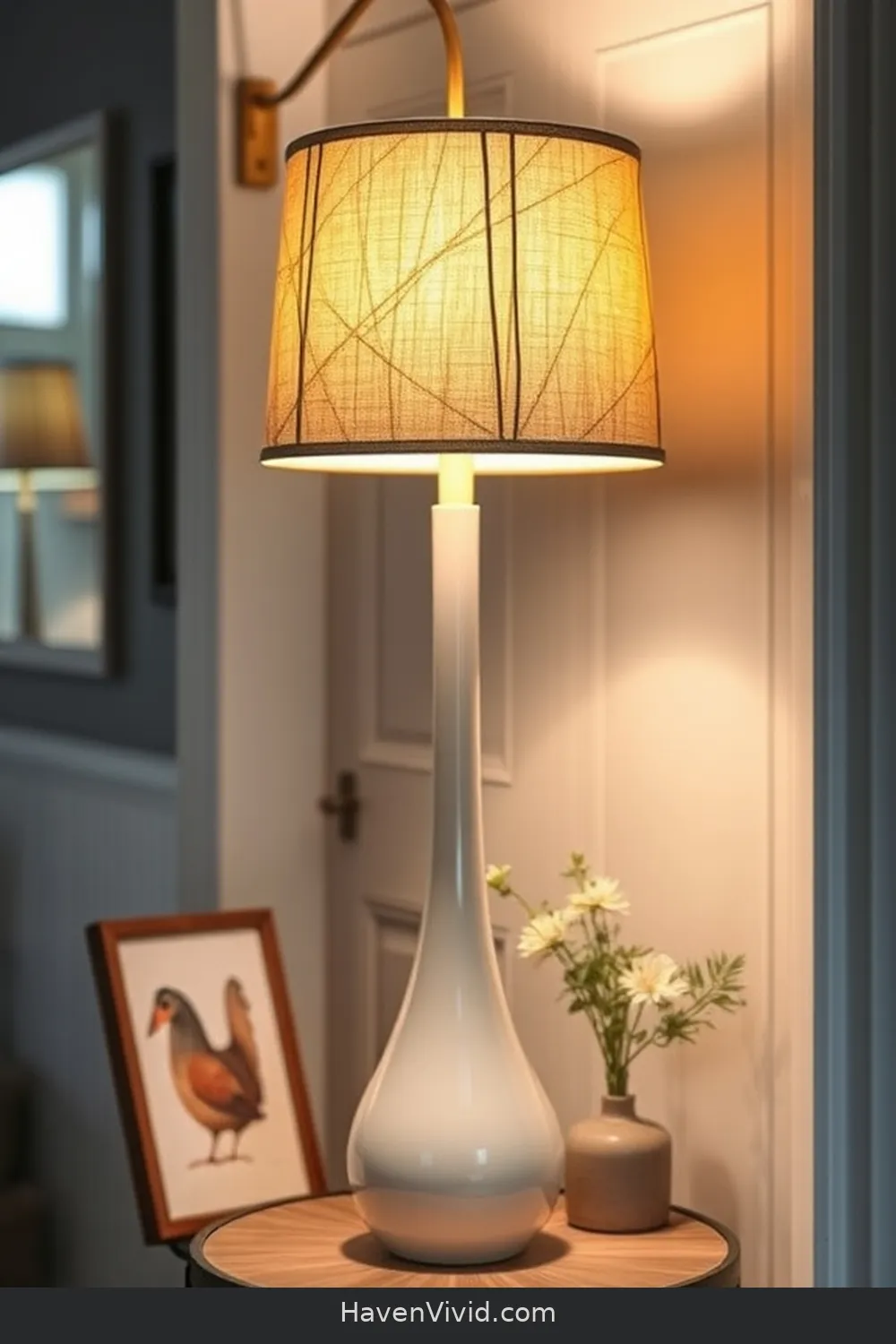 16 Simple Ways to Create a Minimalist Lifestyle Entryway Using Upcycled Fabric 15 Unique Fabric Lamp Shade for 16 Simple Ways to Create a Minimalist Lifestyle Entryway Using Upcycled Fabric