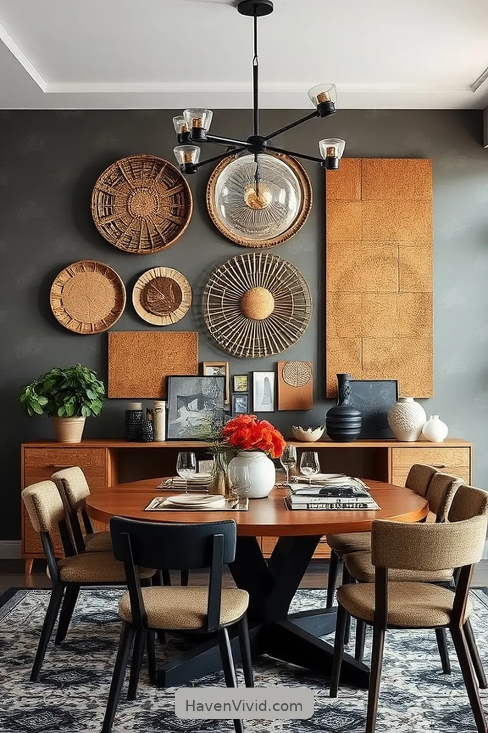 16 Stylish Ways to Use Cork in Your Urban Dining Room 5 Cork Wall Art for a Unique Statement for 16 Stylish Ways to Use Cork in Your Urban Dining Room