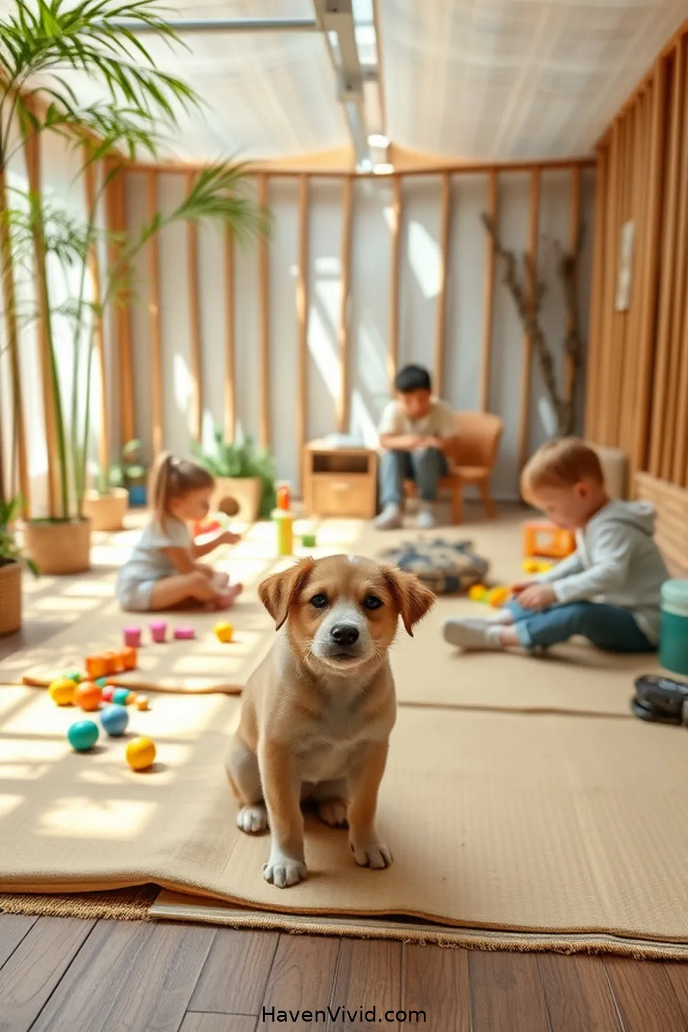 16 Tips for Creating a Family-Friendly Home Office Using Bamboo Decor 14 Create a Bamboo Play Area for Kids for 16 Tips for Creating a Family-Friendly Home Office Using Bamboo Decor