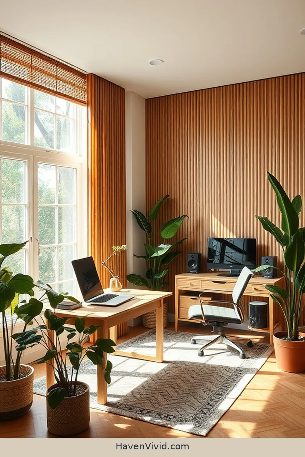 16 Tips for Creating a Family-Friendly Home Office Using Bamboo Decor 15 Include Bamboo Soundproofing Solutions for 16 Tips for Creating a Family-Friendly Home Office Using Bamboo Decor
