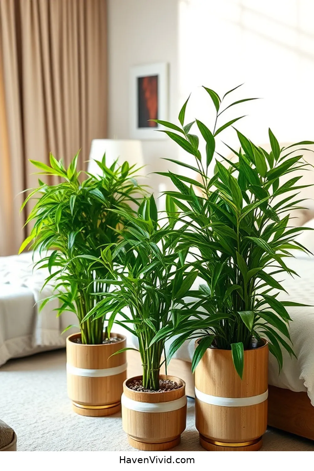 16 Ways for Eco-Friendly Living in the Bedroom Using Bamboo 11 Bamboo Plant Pots for a Touch of Green for 16 Ways for Eco-Friendly Living in the Bedroom Using Bamboo