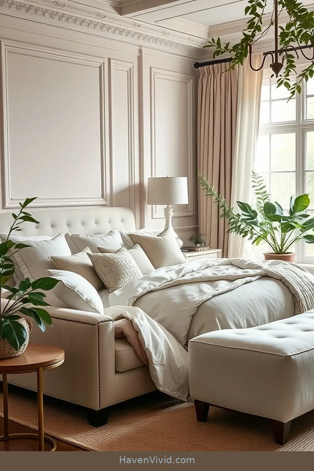 16 Ways to Achieve a Glamorous Bedroom Using Organic Cotton 6 Chic Organic Cotton Upholstered Furniture for 16 Ways to Achieve a Glamorous Bedroom Using Organic Cotton