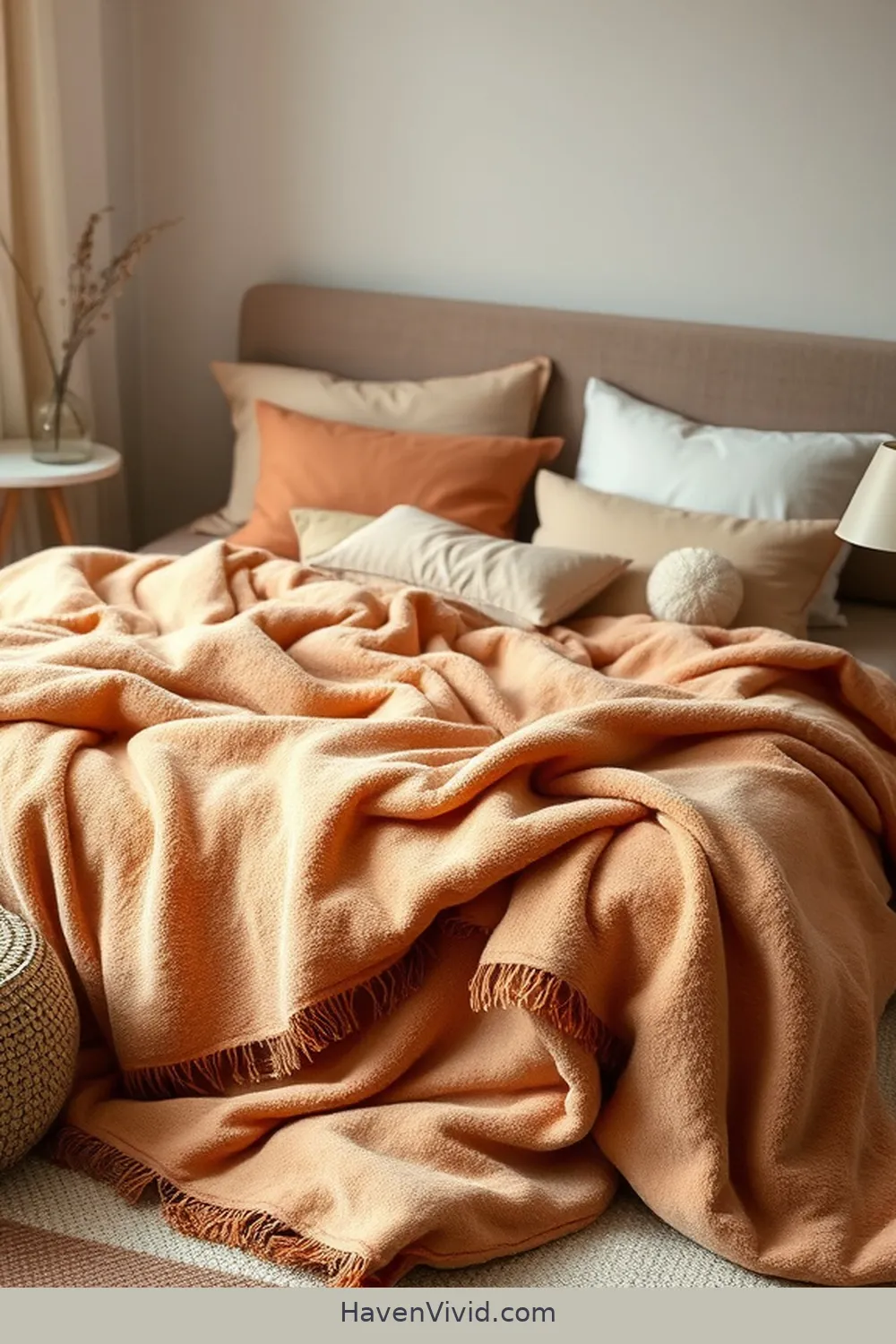 16 Ways to Achieve a Glamorous Bedroom Using Organic Cotton 5 Cozy Organic Cotton Blankets for 16 Ways to Achieve a Glamorous Bedroom Using Organic Cotton