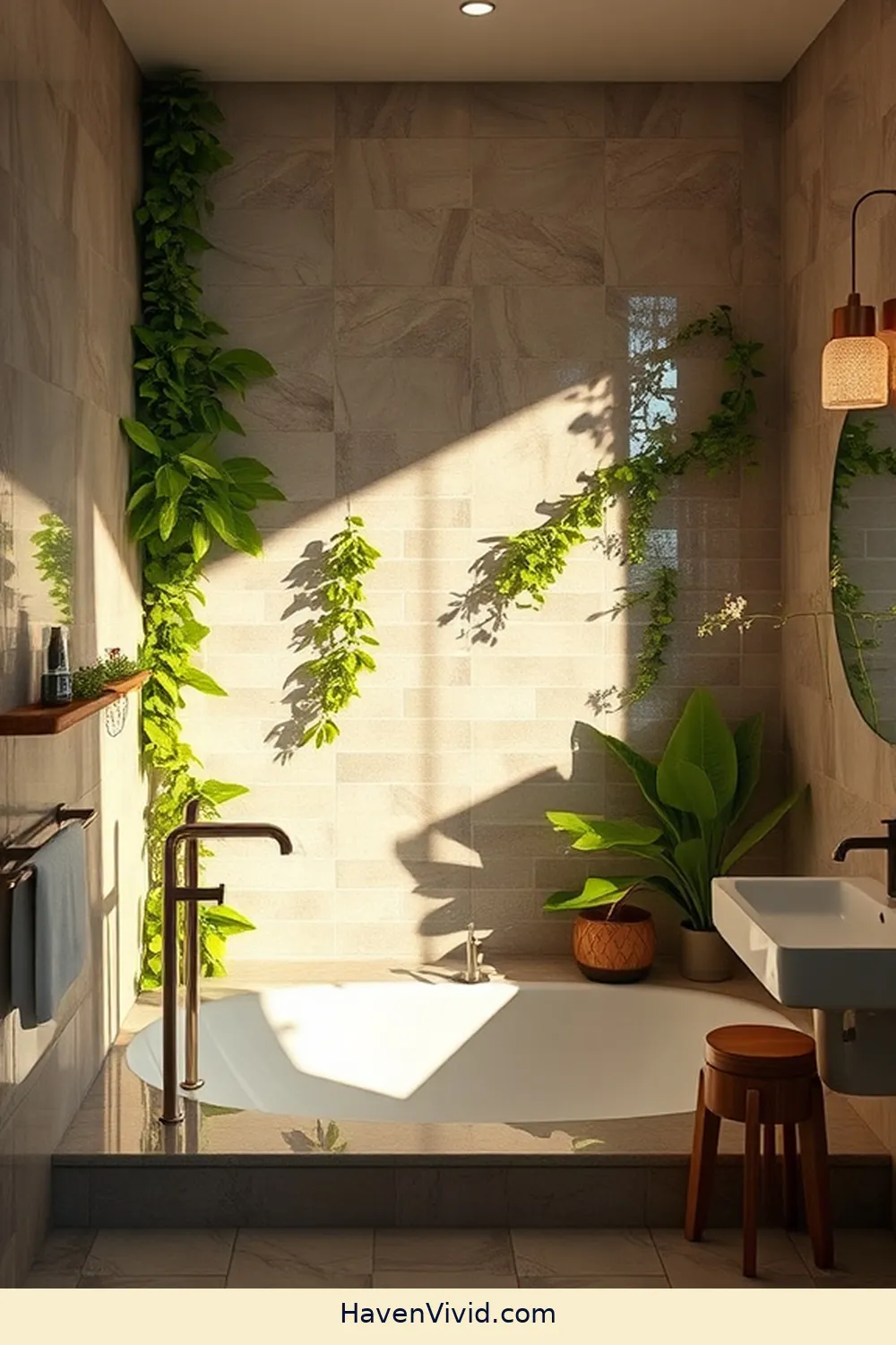 16 Ways to Achieve a Glamorous Lifestyle in Your Bathroom Using Solar-Powered Lights 16 Design a Solar-Illuminated Feature Wall for 16 Ways to Achieve a Glamorous Lifestyle in Your Bathroom Using Solar-Powered Lights