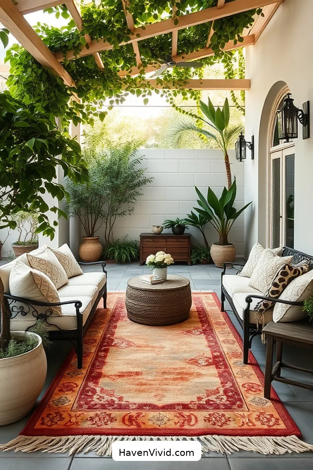 16 Ways to Create a Family-Friendly Outdoor Patio Using Organic Cotton 7 Opt for Organic Cotton Outdoor Rugs for Soft Grounding for 16 Ways to Create a Family-Friendly Outdoor Patio Using Organic Cotton