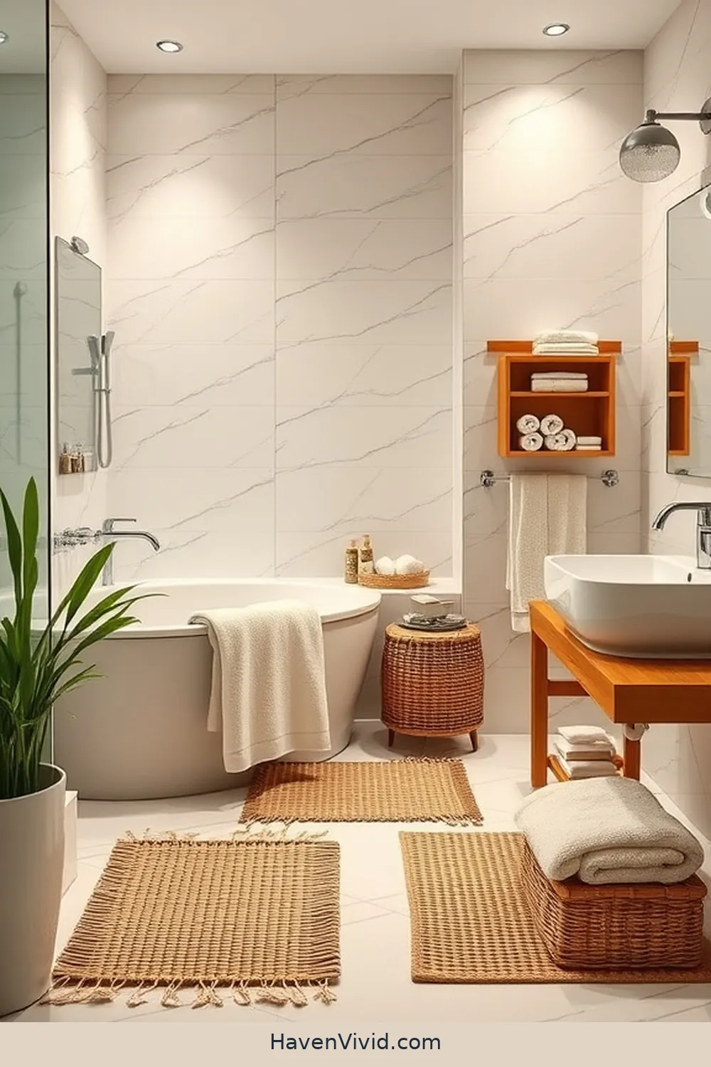 16 Ways to Create a Glamorous Bathroom Using Natural Fibers for a Luxurious Lifestyle 6 Bamboo Accessories for 16 Ways to Create a Glamorous Bathroom Using Natural Fibers for a Luxurious Lifestyle