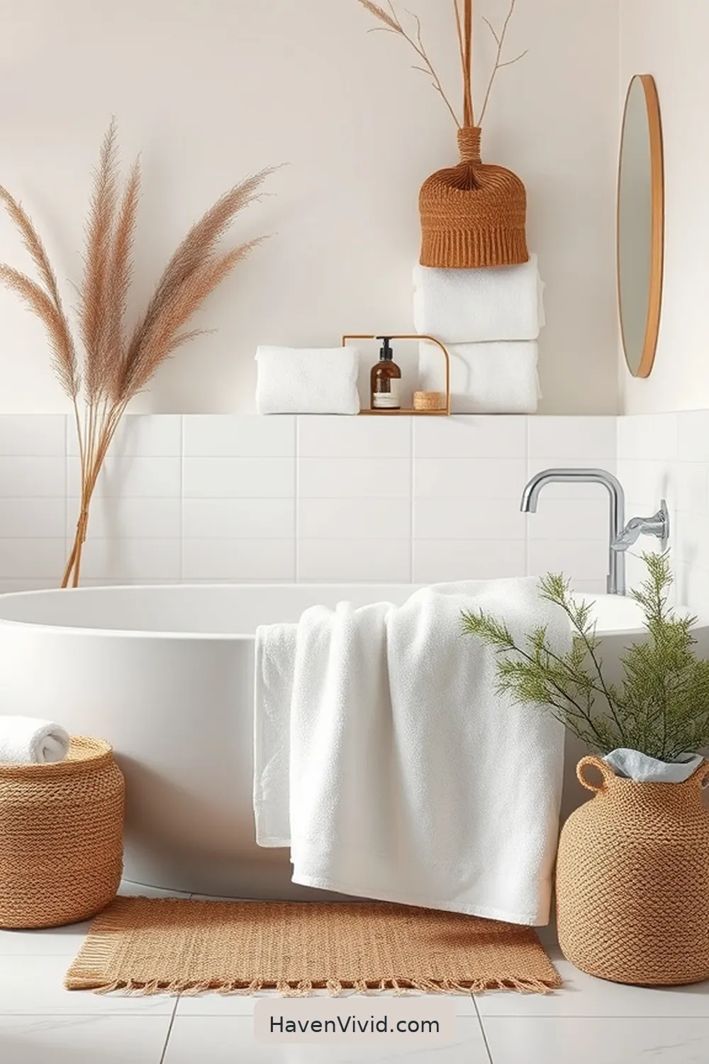 16 Ways to Create a Glamorous Bathroom Using Natural Fibers for a Luxurious Lifestyle 2 Luxurious Cotton Towels for 16 Ways to Create a Glamorous Bathroom Using Natural Fibers for a Luxurious Lifestyle