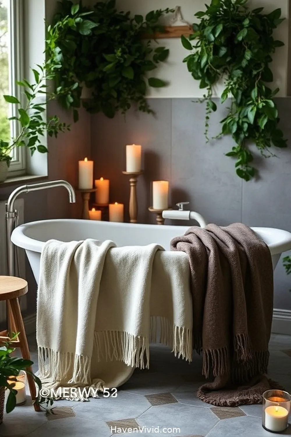 16 Ways to Create a Glamorous Bathroom Using Natural Fibers for a Luxurious Lifestyle 14 Soft Merino Wool Throws for 16 Ways to Create a Glamorous Bathroom Using Natural Fibers for a Luxurious Lifestyle