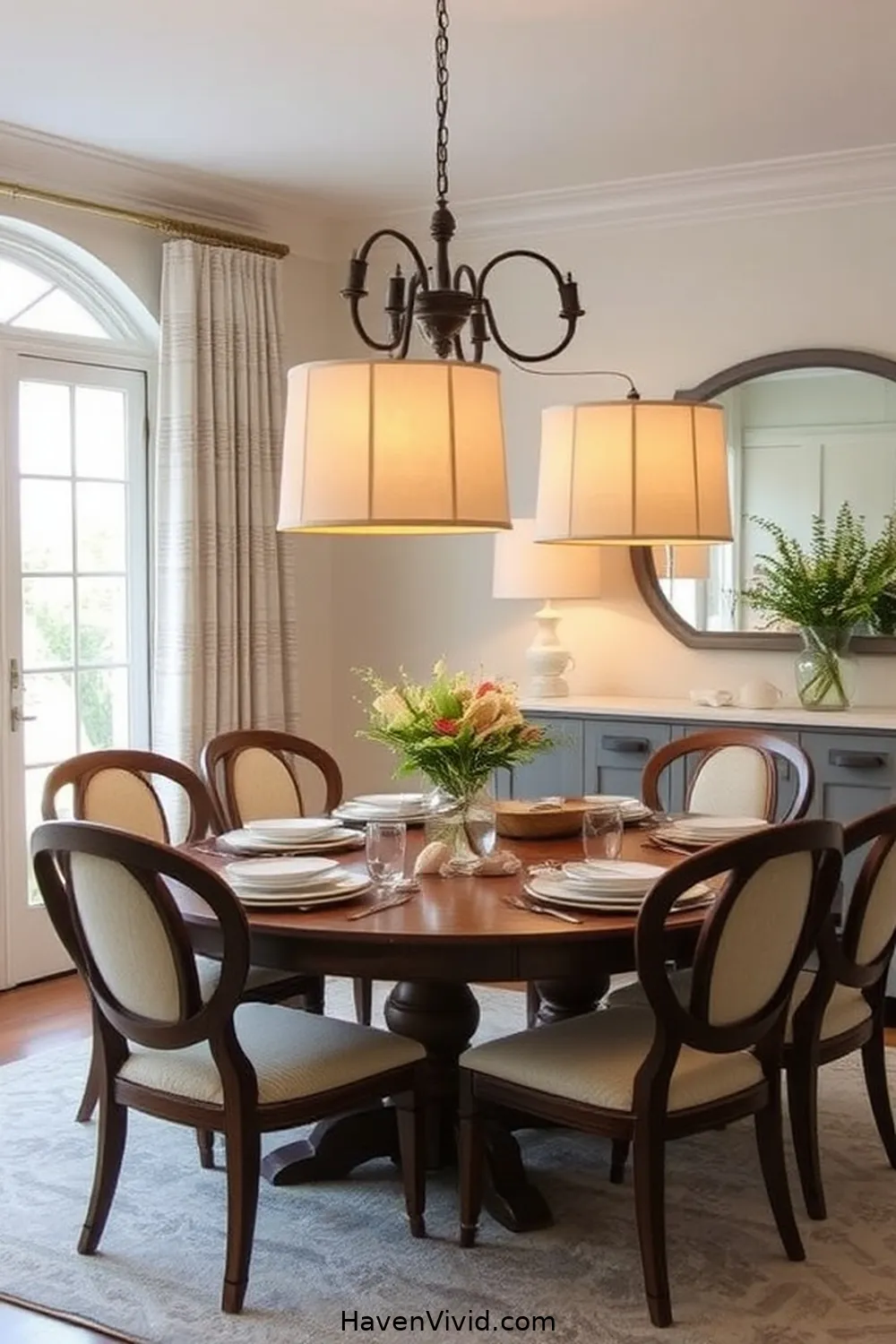 16 Ways to Embrace Coastal Living in Your Dining Room Using Upcycled Fabric 10 Upcycled Fabric Lampshades for Soft Lighting for 16 Ways to Embrace Coastal Living in Your Dining Room Using Upcycled Fabric