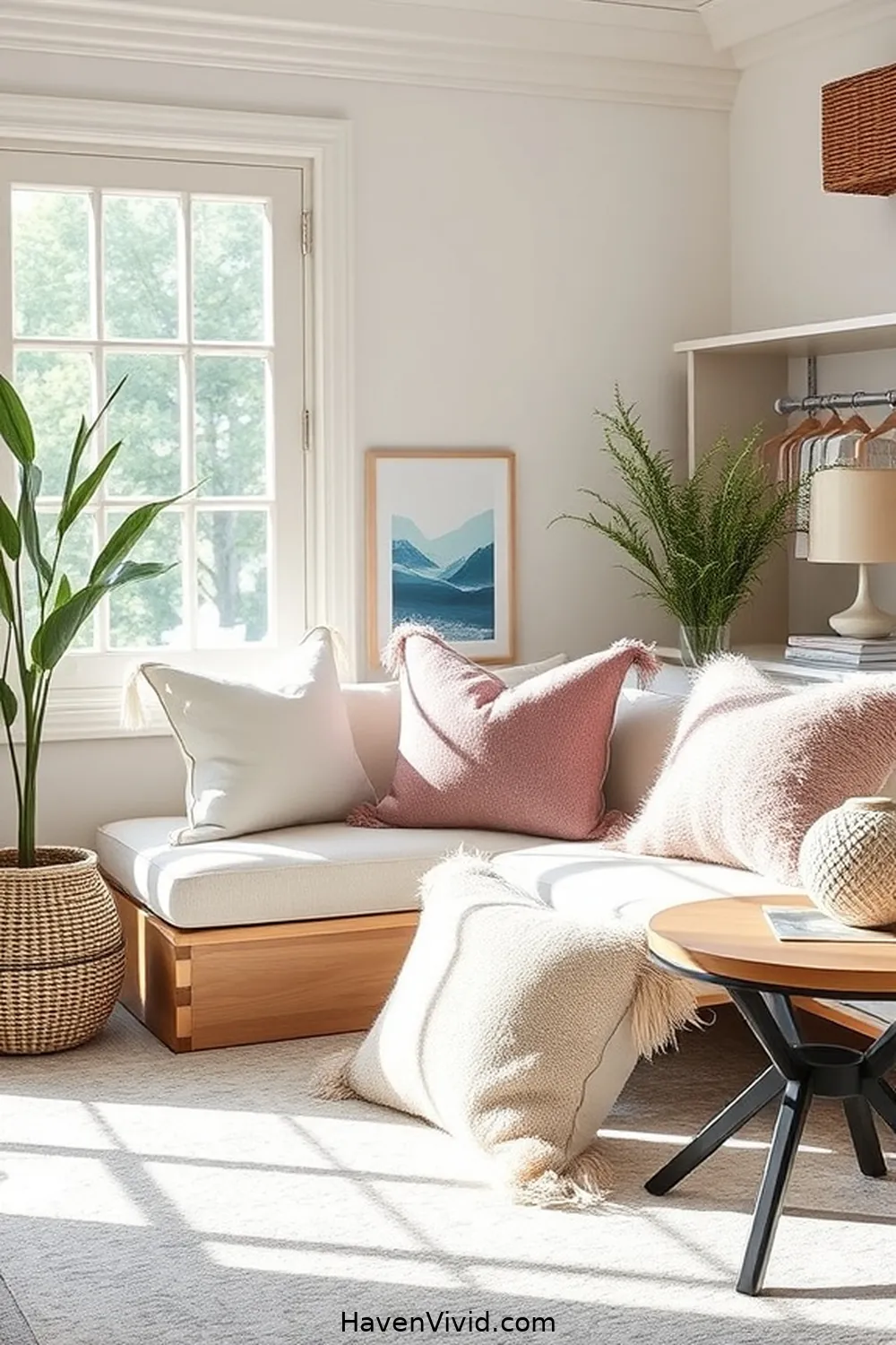 Incorporate Organic Cotton Throw Pillows for 16 Ways to Embrace Coastal Living in Your Home Office Using Organic Cotton