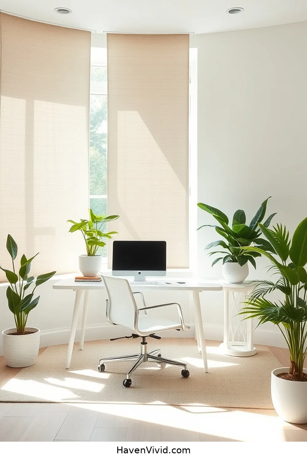 Install Organic Cotton Acoustic Panels for 16 Ways to Embrace Coastal Living in Your Home Office Using Organic Cotton