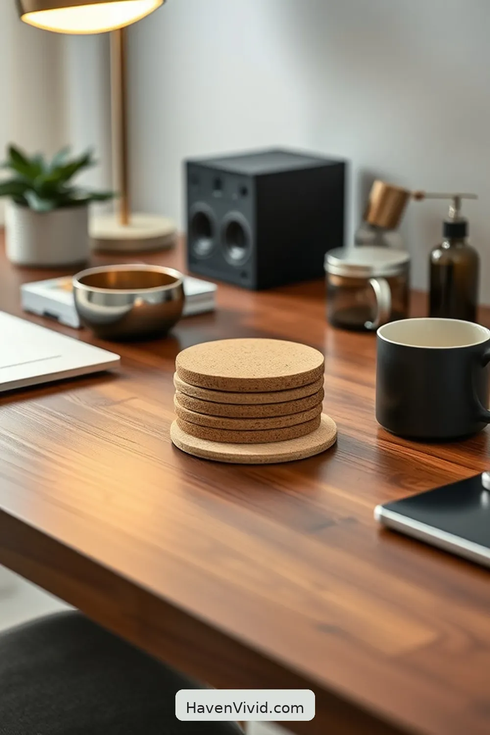16 Ways to Enhance Urban Living in Your Home Office Using Cork 5 Cork Coasters to Protect Your Furniture for 16 Ways to Enhance Urban Living in Your Home Office Using Cork