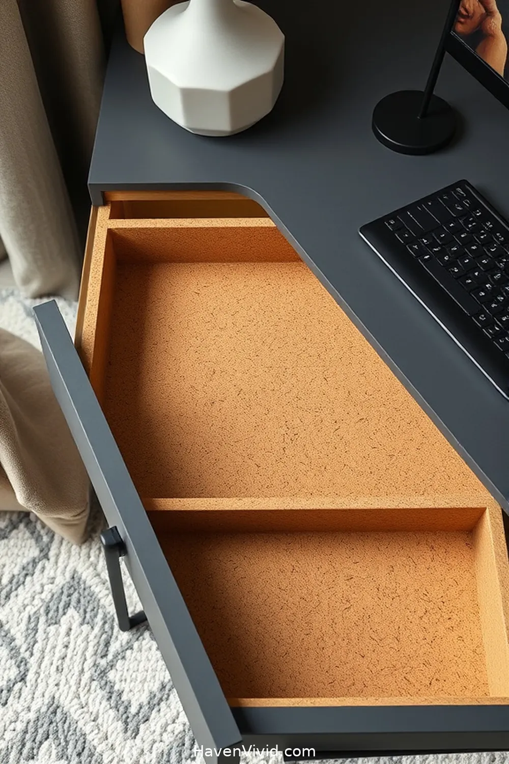16 Ways to Enhance Urban Living in Your Home Office Using Cork 9 Cork Drawer Liners for a Soft Touch for 16 Ways to Enhance Urban Living in Your Home Office Using Cork