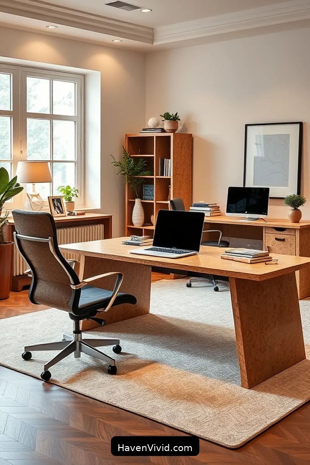 16 Ways to Enhance Urban Living in Your Home Office Using Cork 11 Cork Furniture for Comfort and Style for 16 Ways to Enhance Urban Living in Your Home Office Using Cork