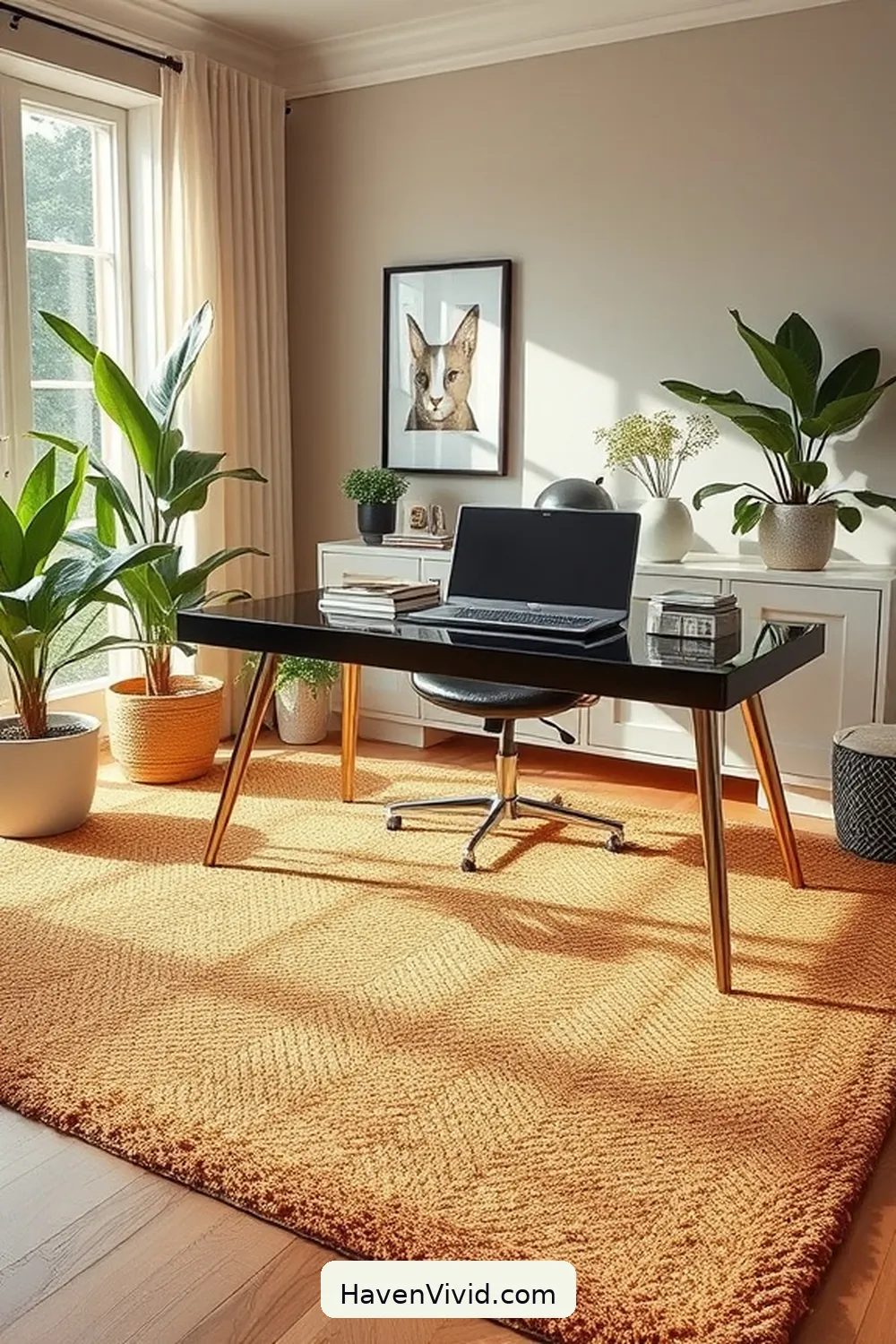 16 Ways to Enhance Urban Living in Your Home Office Using Cork 15 Cork Rugs for Comfort Underfoot for 16 Ways to Enhance Urban Living in Your Home Office Using Cork