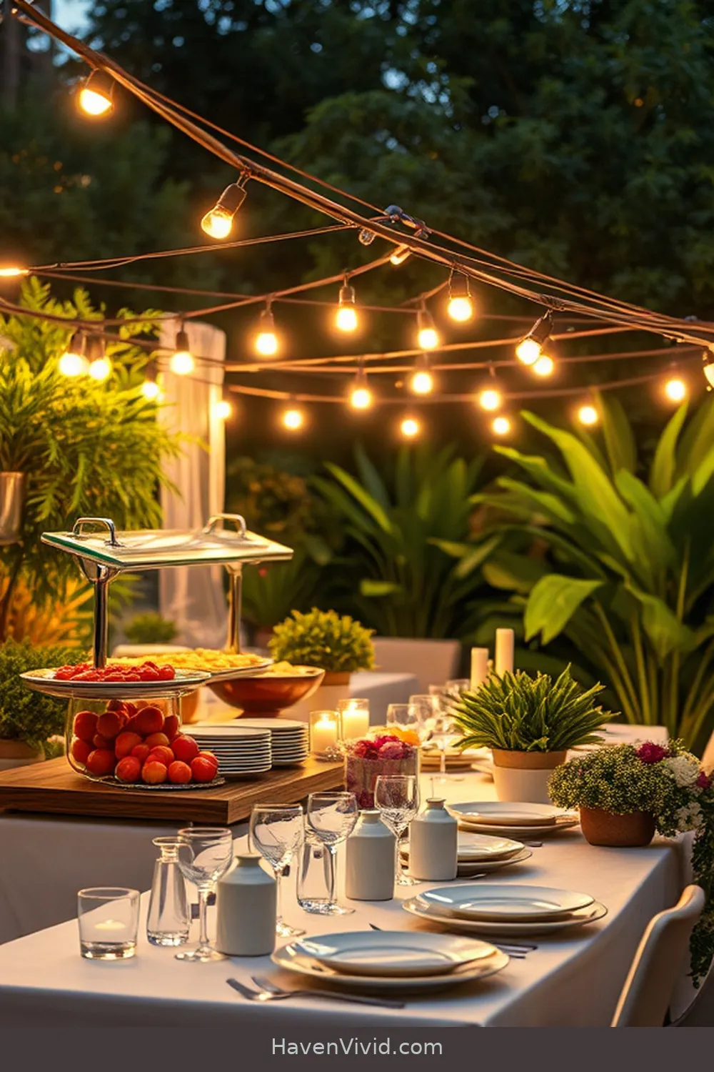 16 Ways to Use Solar-Powered Lights for an Eco-Friendly Dining Room 13 Create a Solar-Enhanced Buffet Area for 16 Ways to Use Solar-Powered Lights for an Eco-Friendly Dining Room