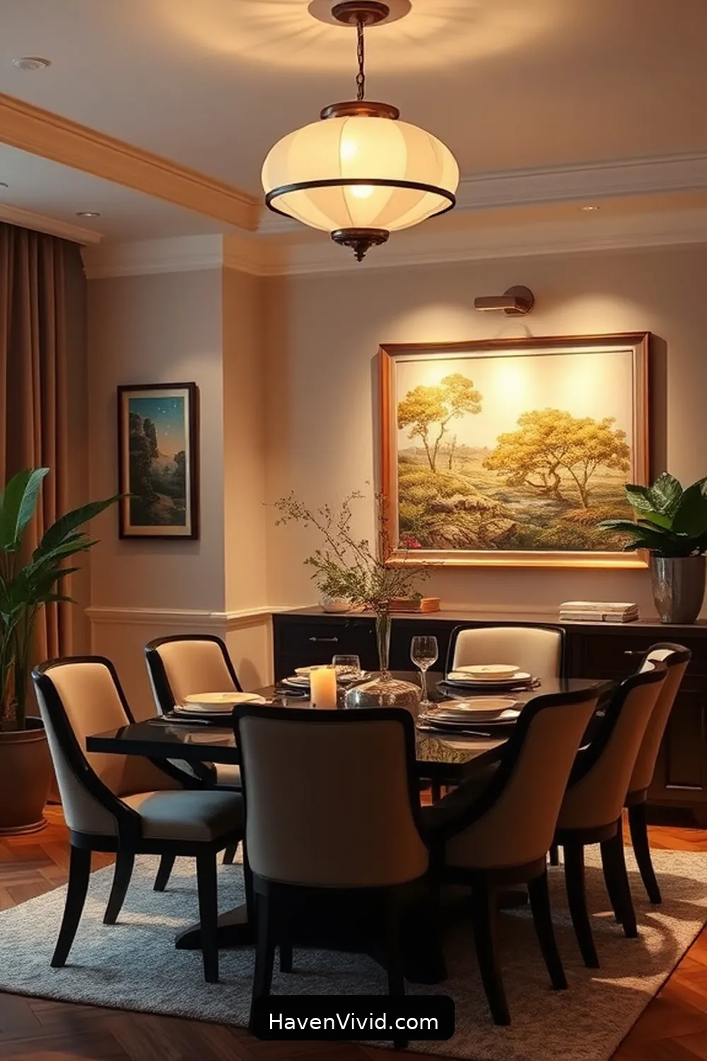 16 Ways to Use Solar-Powered Lights for an Eco-Friendly Dining Room 12 Illuminate Artwork With Solar Picture Lights for 16 Ways to Use Solar-Powered Lights for an Eco-Friendly Dining Room