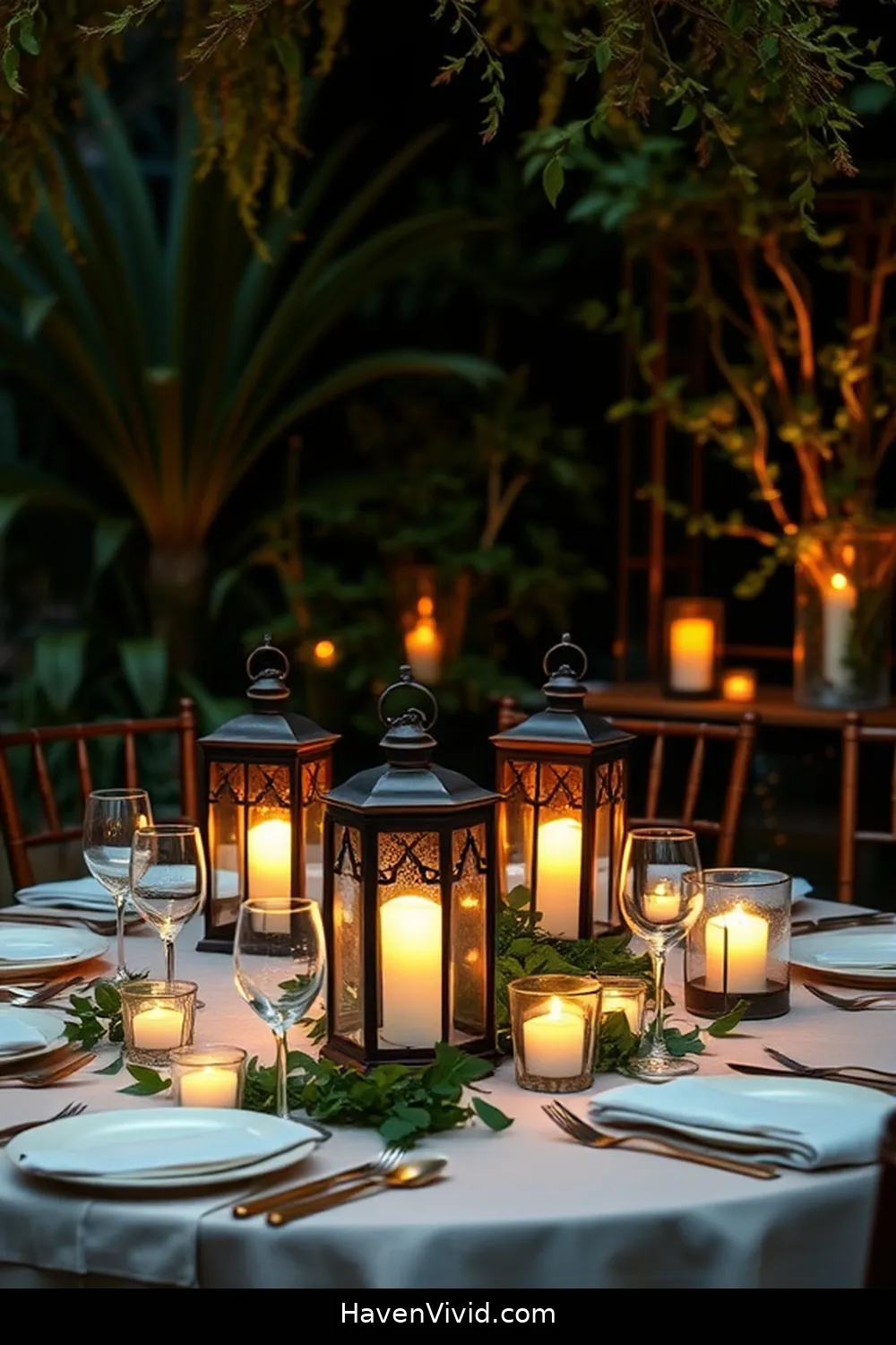 16 Ways to Use Solar-Powered Lights for an Eco-Friendly Dining Room 4 Incorporate Solar Lanterns on the Dining Table for 16 Ways to Use Solar-Powered Lights for an Eco-Friendly Dining Room