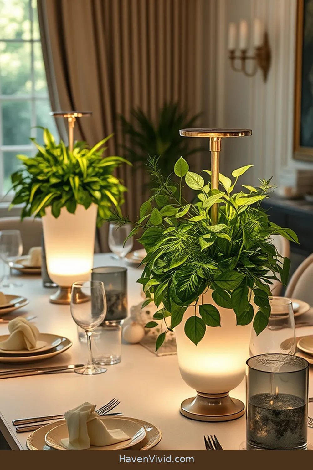 16 Ways to Use Solar-Powered Lights for an Eco-Friendly Dining Room 17 Use Solar Lighted Planters for a Green Touch for 16 Ways to Use Solar-Powered Lights for an Eco-Friendly Dining Room