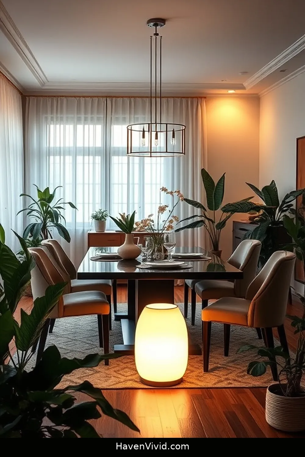 16 Ways to Use Solar-Powered Lights for an Eco-Friendly Dining Room 15 Utilize Solar Floor Lamps in the Dining Space for 16 Ways to Use Solar-Powered Lights for an Eco-Friendly Dining Room