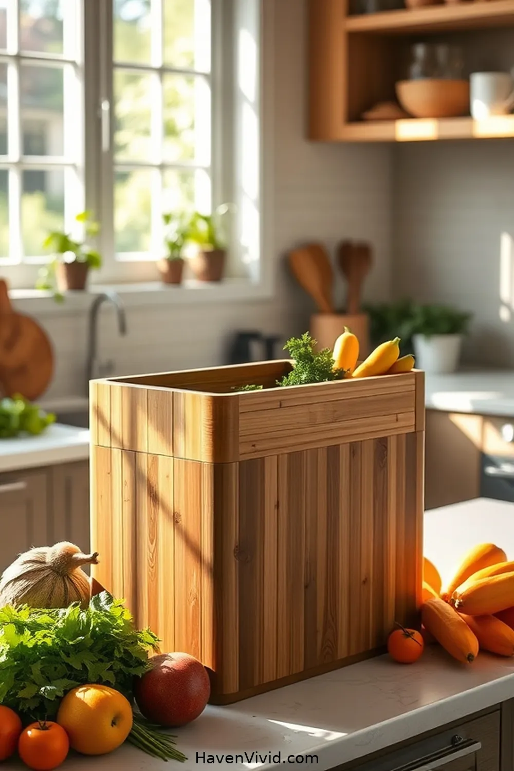 17 Bamboo Essentials for a Family-Friendly Kitchen 18 Bamboo Compost Bin for 17 Bamboo Essentials for a Family-Friendly Kitchen
