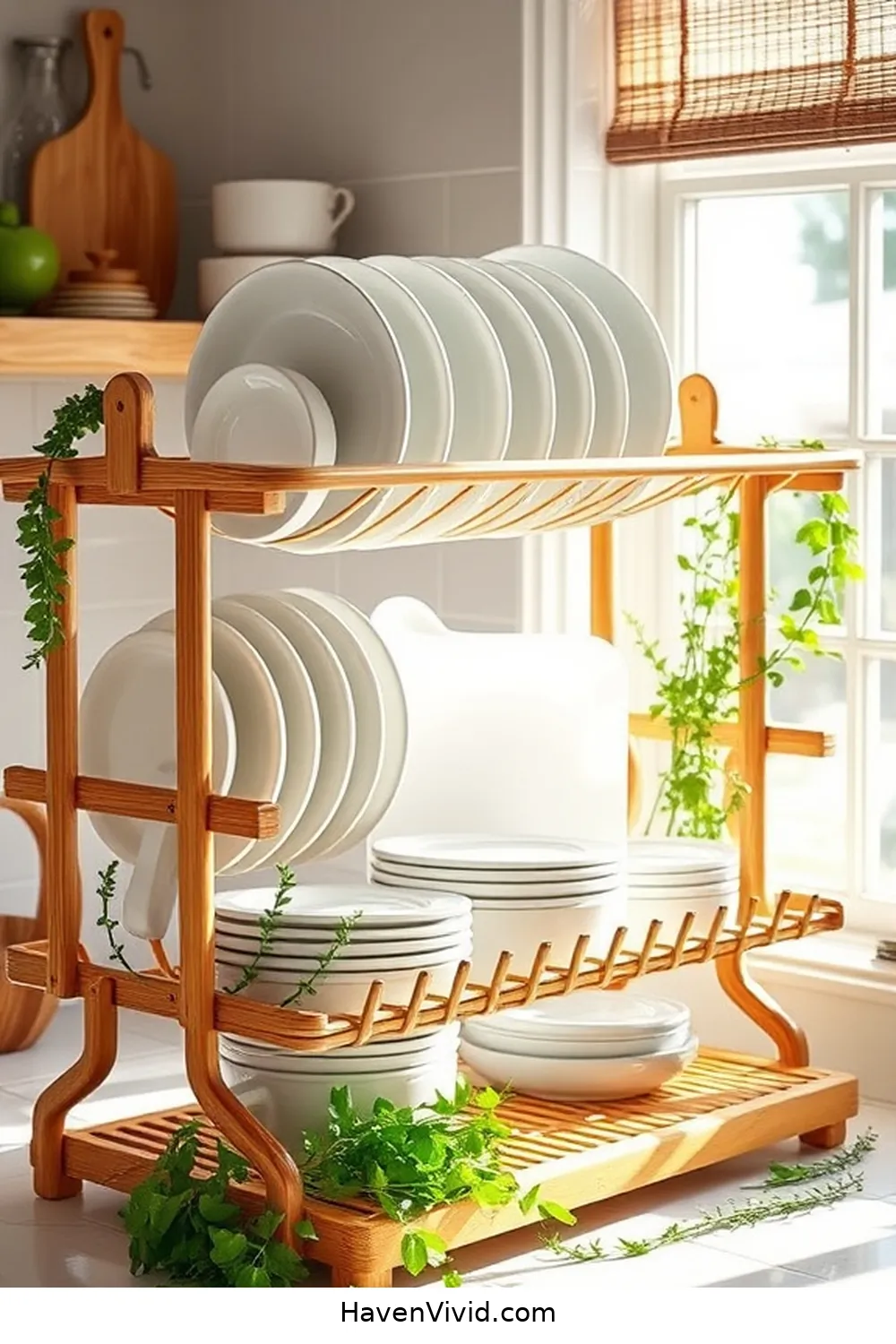 17 Bamboo Essentials for a Family-Friendly Kitchen 12 Bamboo Dish Drying Rack for 17 Bamboo Essentials for a Family-Friendly Kitchen