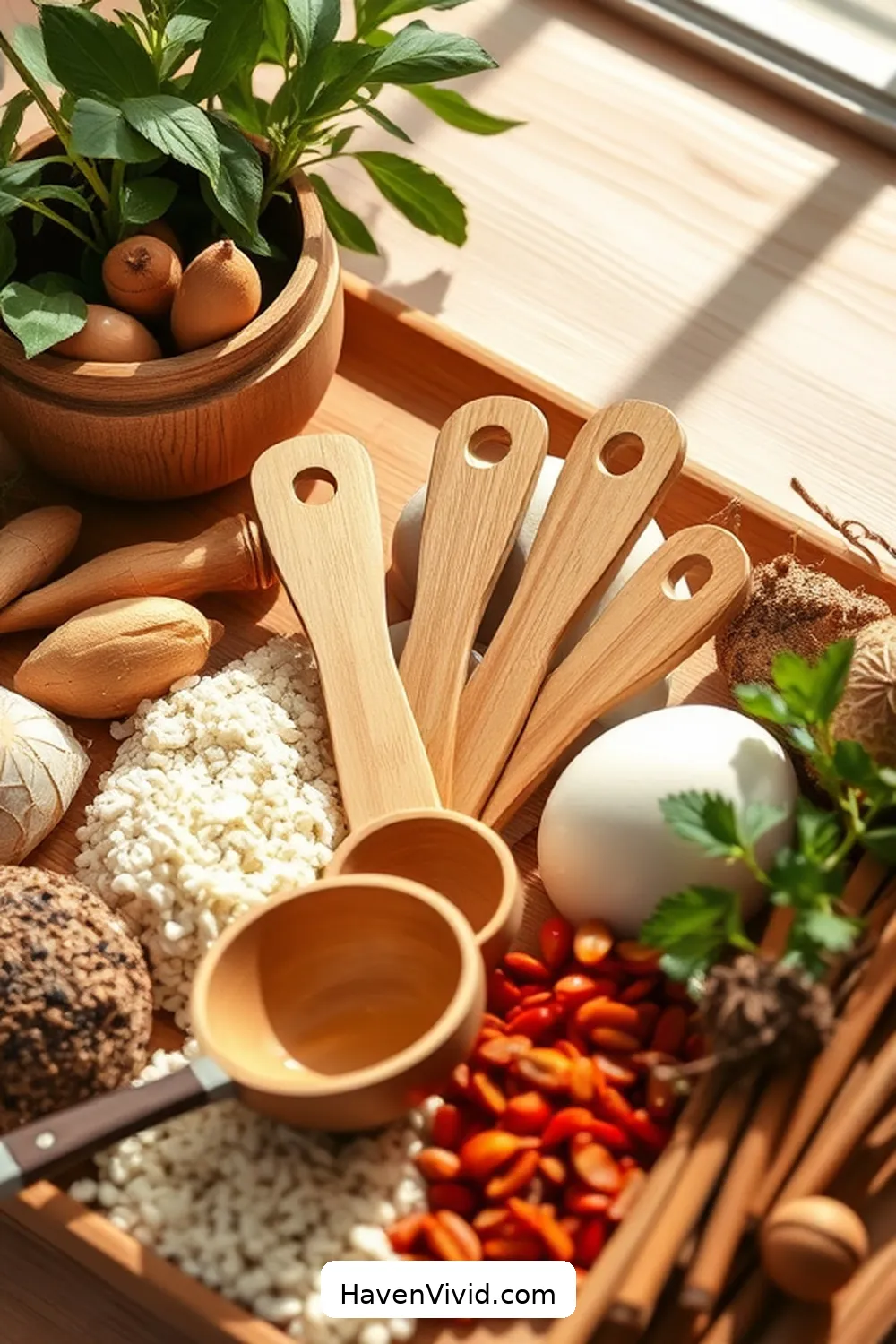 17 Bamboo Essentials for a Family-Friendly Kitchen 13 Bamboo Measuring Cups and Spoons for 17 Bamboo Essentials for a Family-Friendly Kitchen
