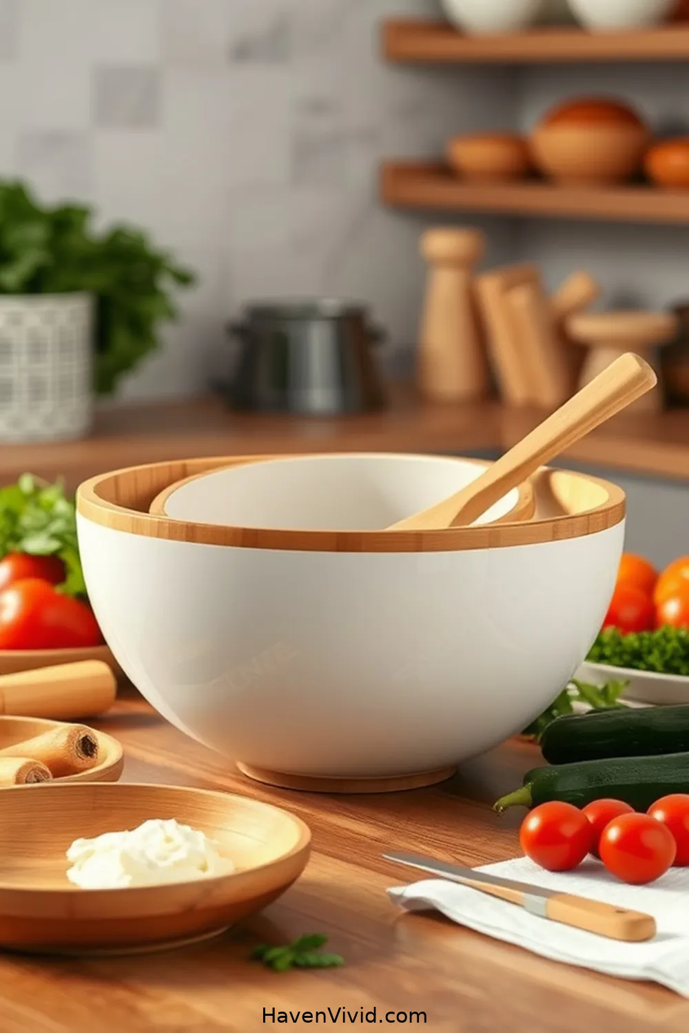17 Bamboo Essentials for a Family-Friendly Kitchen 4 Bamboo Mixing Bowls for 17 Bamboo Essentials for a Family-Friendly Kitchen