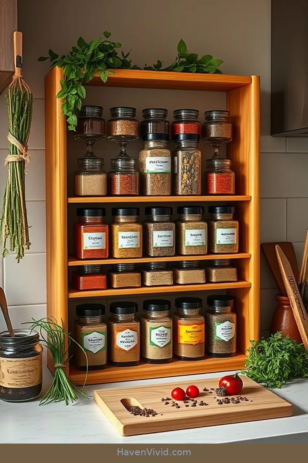 17 Bamboo Essentials for a Family-Friendly Kitchen 11 Bamboo Spice Rack for 17 Bamboo Essentials for a Family-Friendly Kitchen