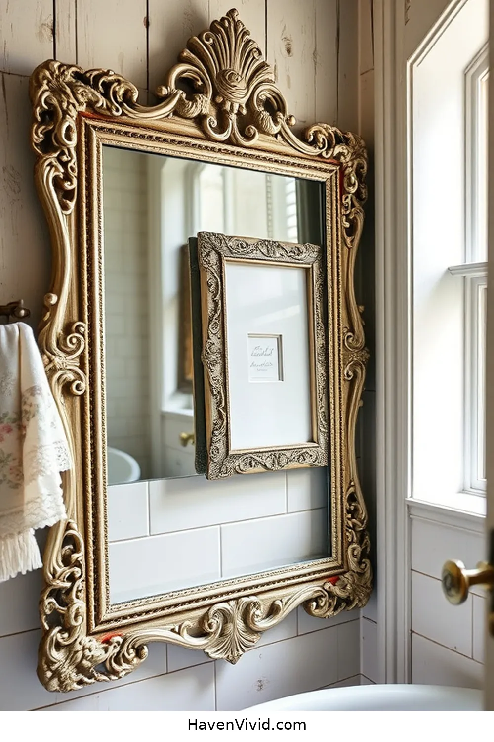 17 Creative Ways for Upcycled Fabric in Your Farmhouse Bathroom 17 Upcycled Fabric Picture Frames for 17 Creative Ways for Upcycled Fabric in Your Farmhouse Bathroom